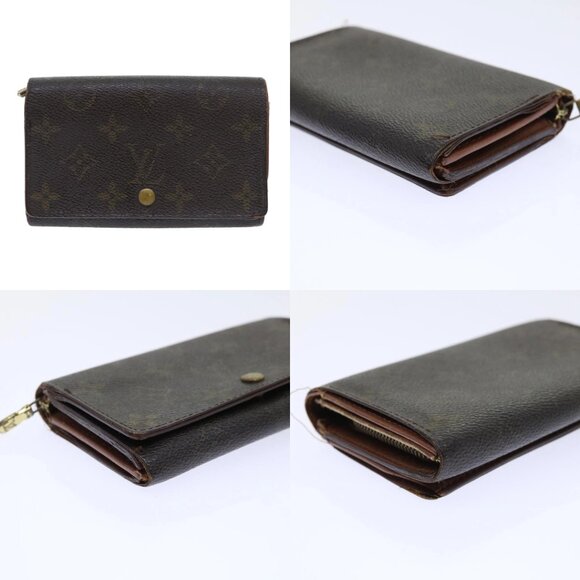 LOUIS VUITTON Monogram Porte Monnaie Billets Tresor Wallet M61730 LV Auth 52273 - Picture 15 of 15